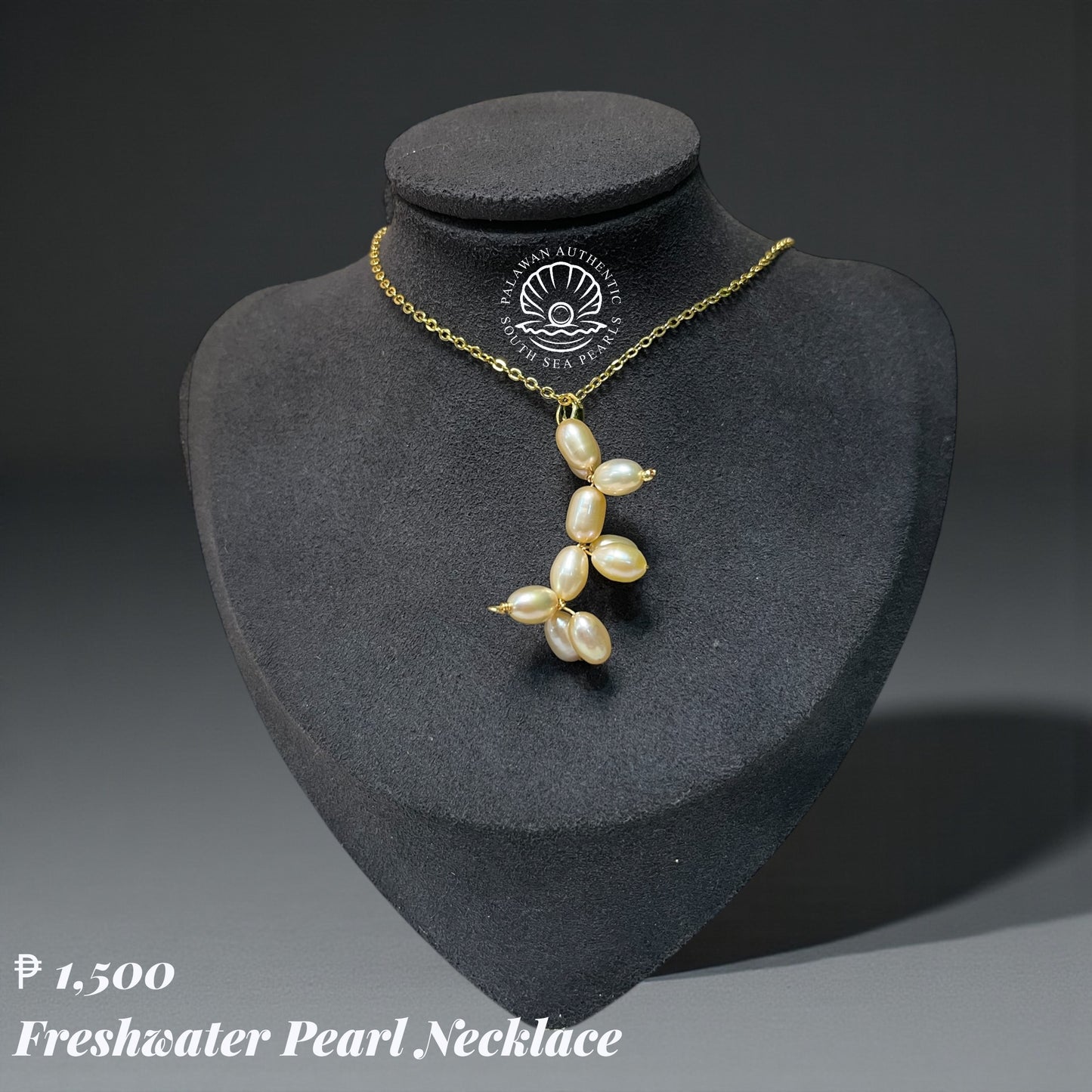 Freshwater Pearl Necklace Dog Pendant