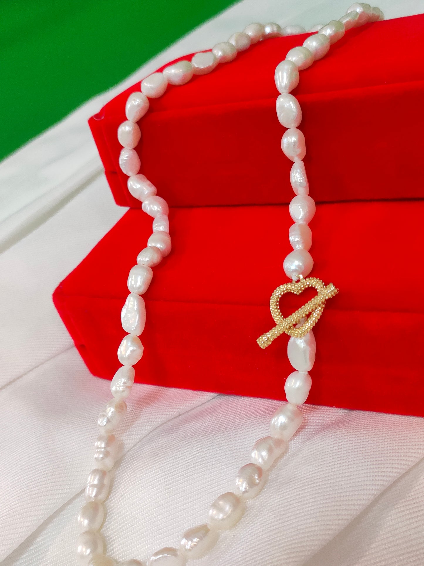 Authentic Fresh Water Pearl Sets in 5 Micron Settings