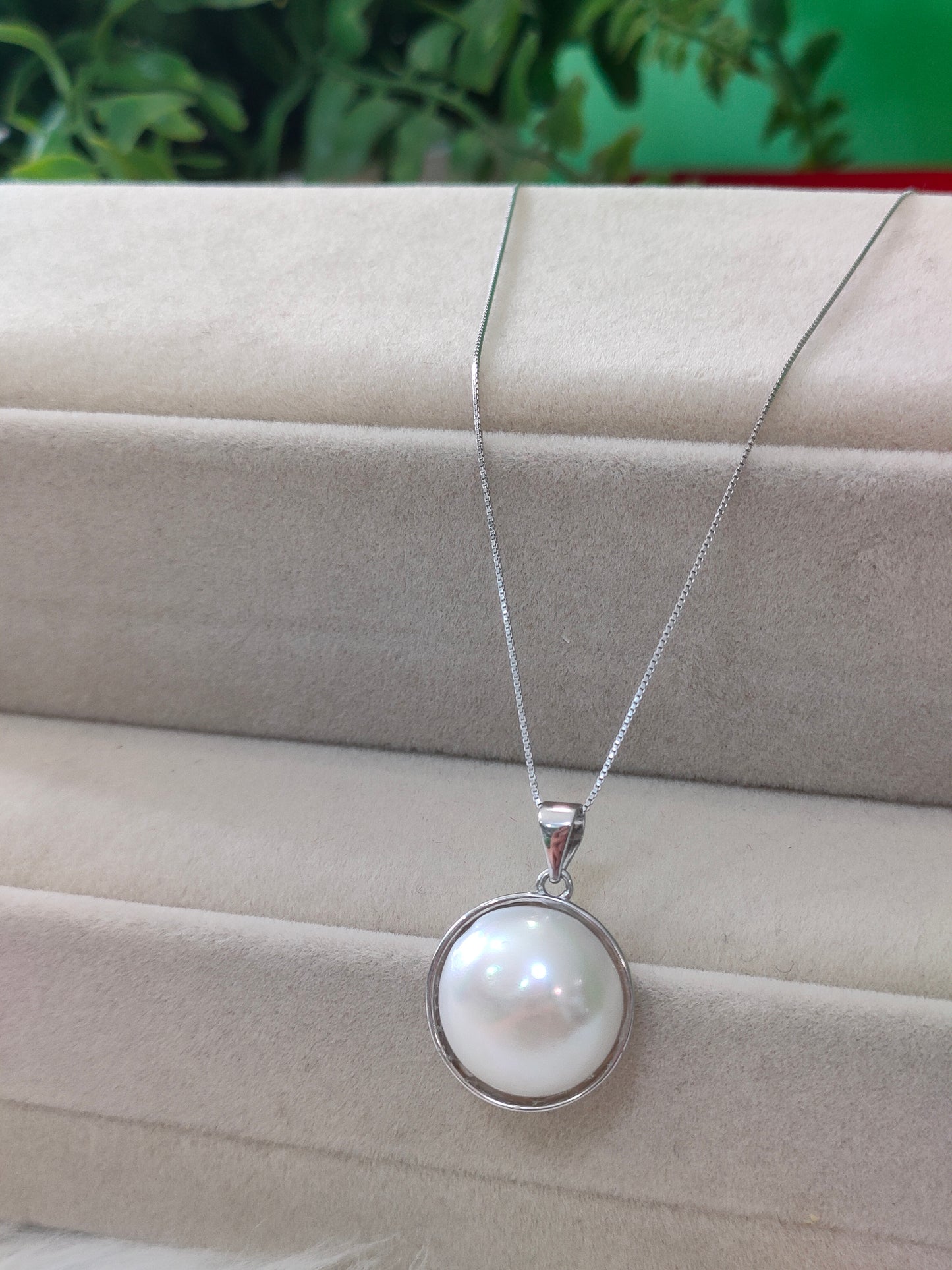 Mabe Pearl White in S925 Settings