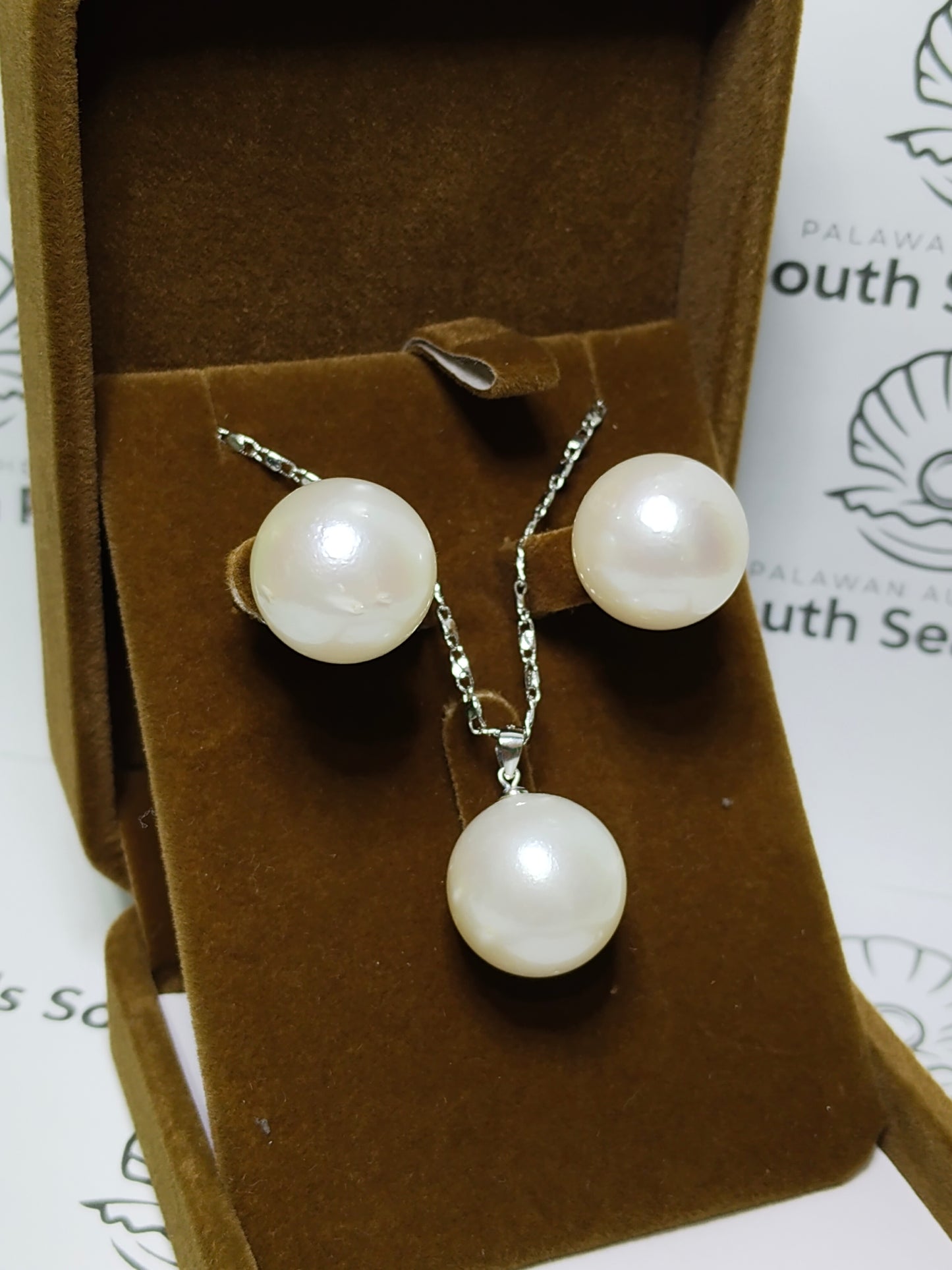 New Arrival! 16mm Authentic White South Sea Pearl In 5 Micron Settings