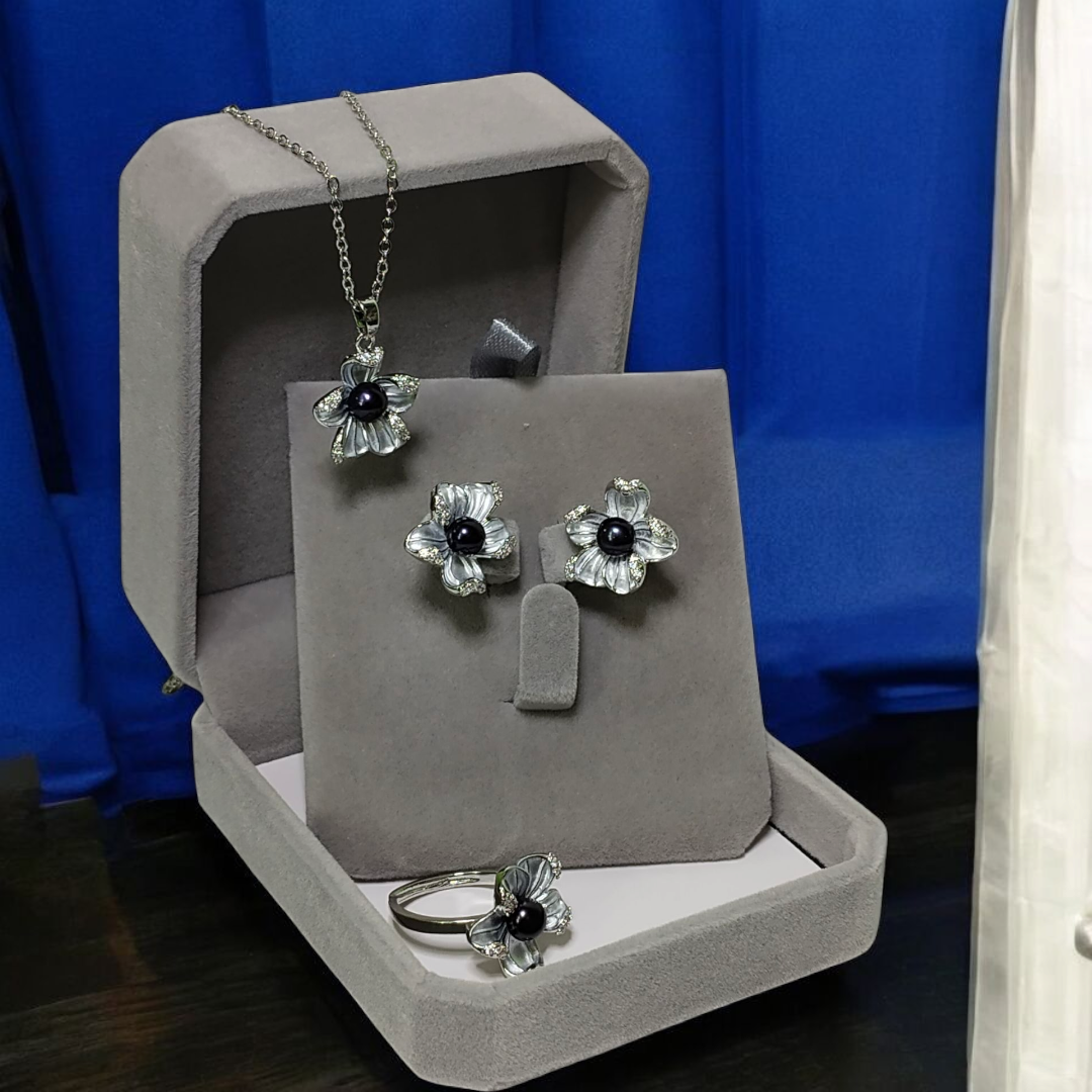 Authentic Fresh Water Pearl Sets in 5 Micron Setting