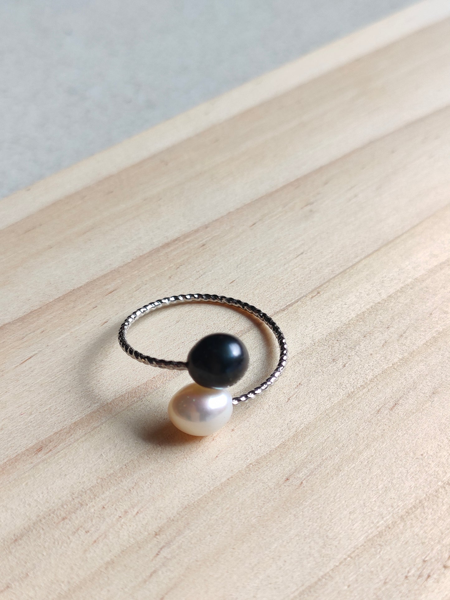 Authentic Fresh Water Pearl Rings in 5 Micron Settings