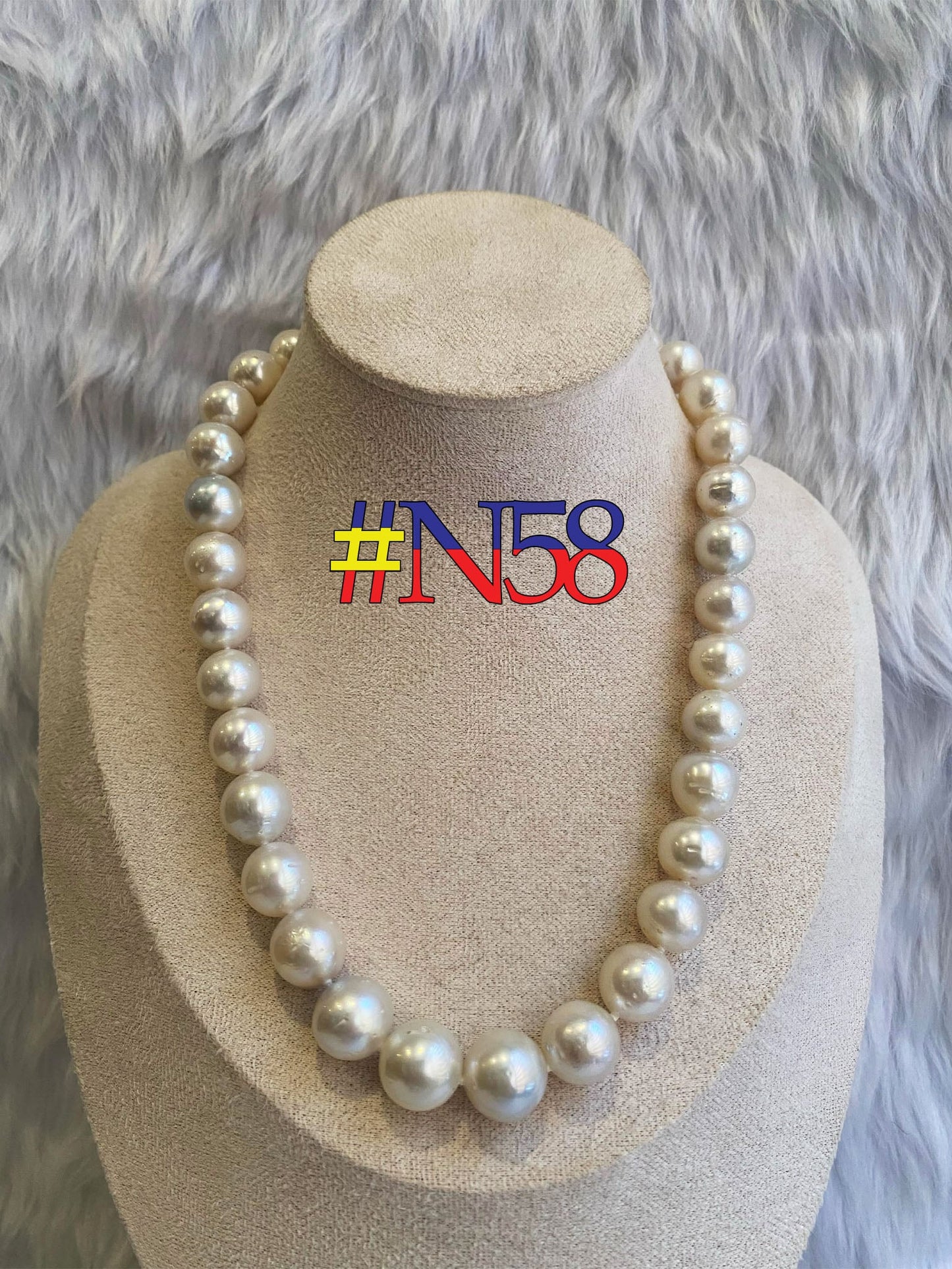 Authentic White Color South Sea Pearls Choker Necklace