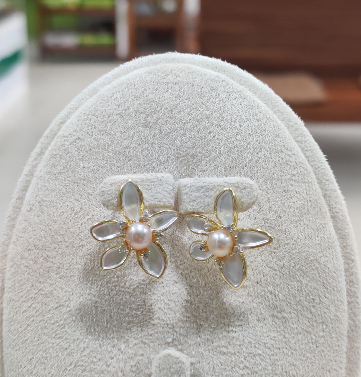 Authentic Fresh Water Pearl Earrings in S925 Settings