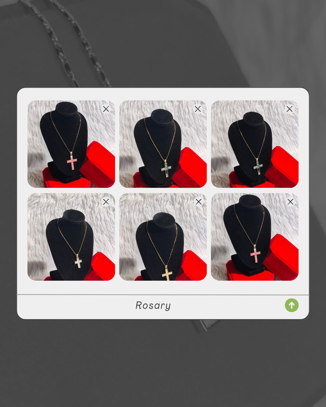 Rosary in 5 Micron Plated Settings (1,500 each)