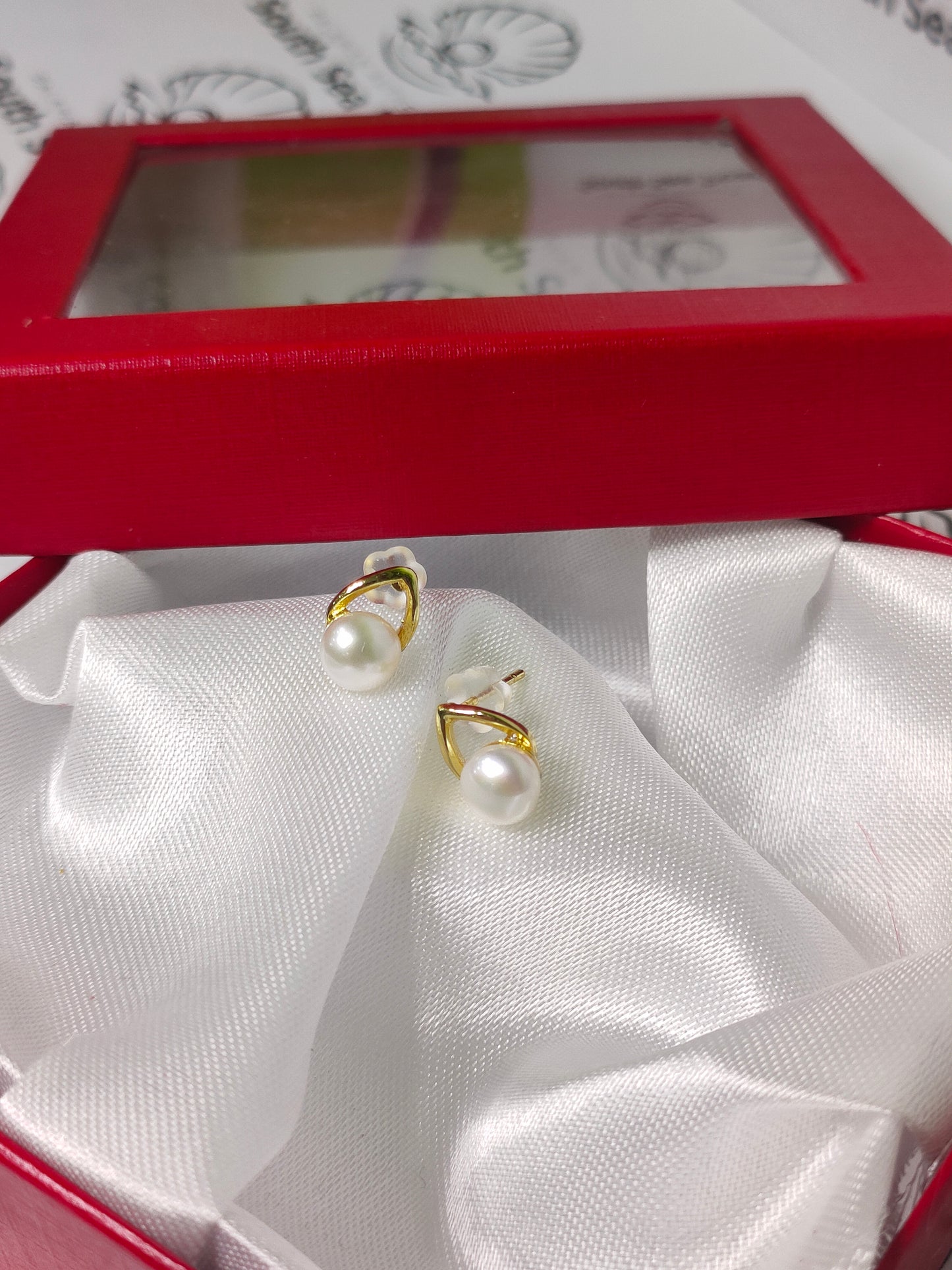 Authentic Fresh Water Pearl Earrings