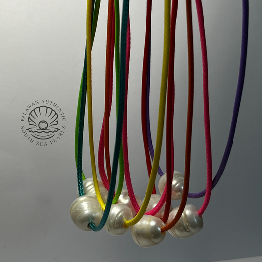 New Arrival! Palawan Authentic Floating Freshwater Pearl in Synthetic Leather Settings Buy 1 take 1