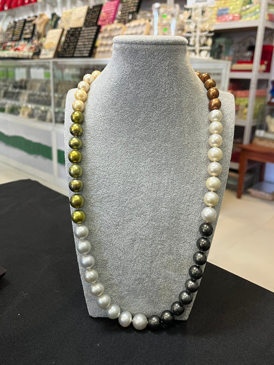 New Arrival! 10.5mm to 13.7mm Authentic South Sea Pearl Choker Necklace