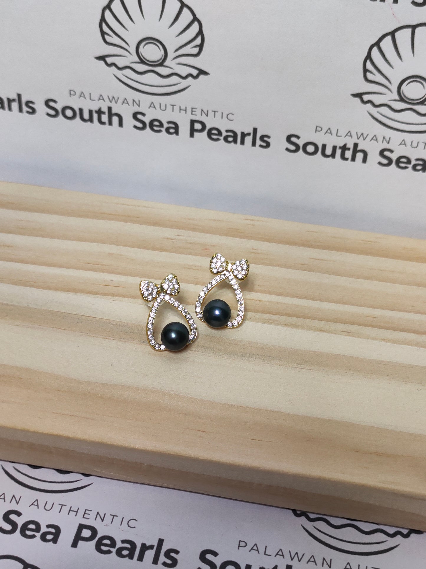 Authentic Fresh Water Pearl Earrings in 5 Micron Settings