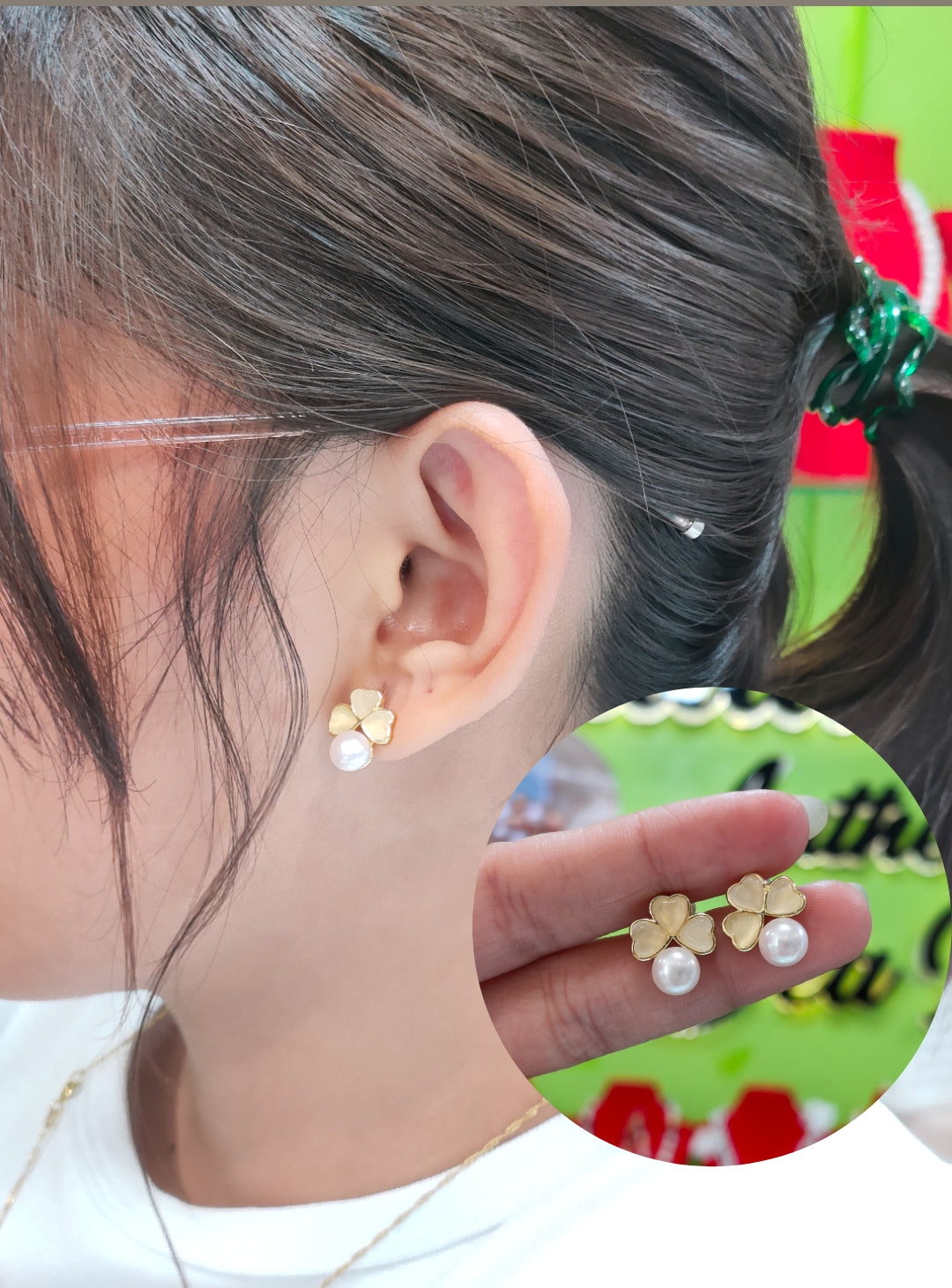 Authentic Fresh Water Pearl Earrings