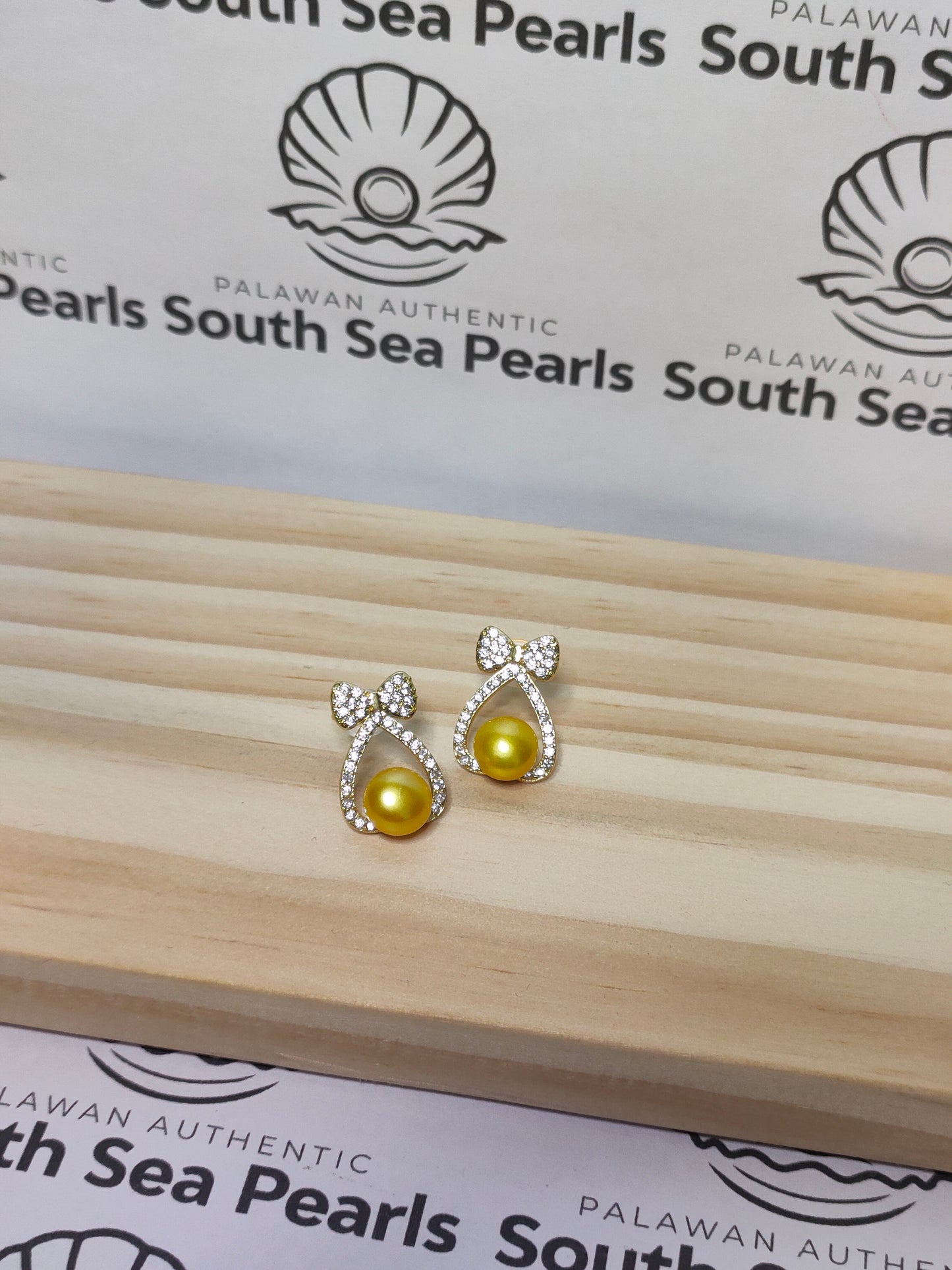Authentic Fresh Water Pearl Earrings in 5 Micron Settings