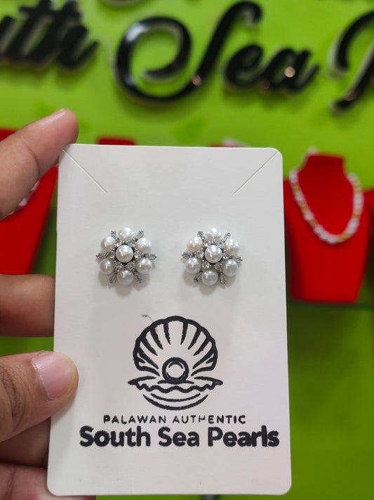 Authentic Fresh Water Pearl Earrings in 5 Micron Settings