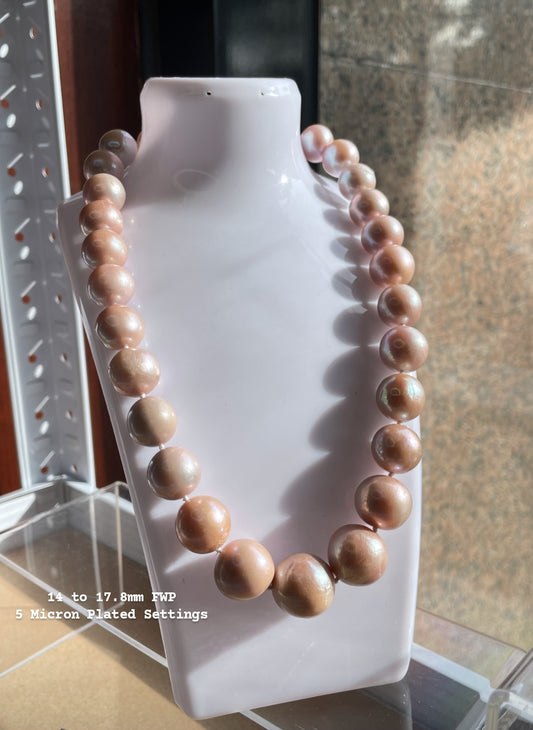 Edison Necklace in 5 Micron Plated Settings