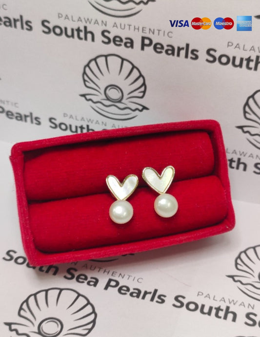 Authentic Fresh Water Pearl Earrings in 5 Micron Settings
