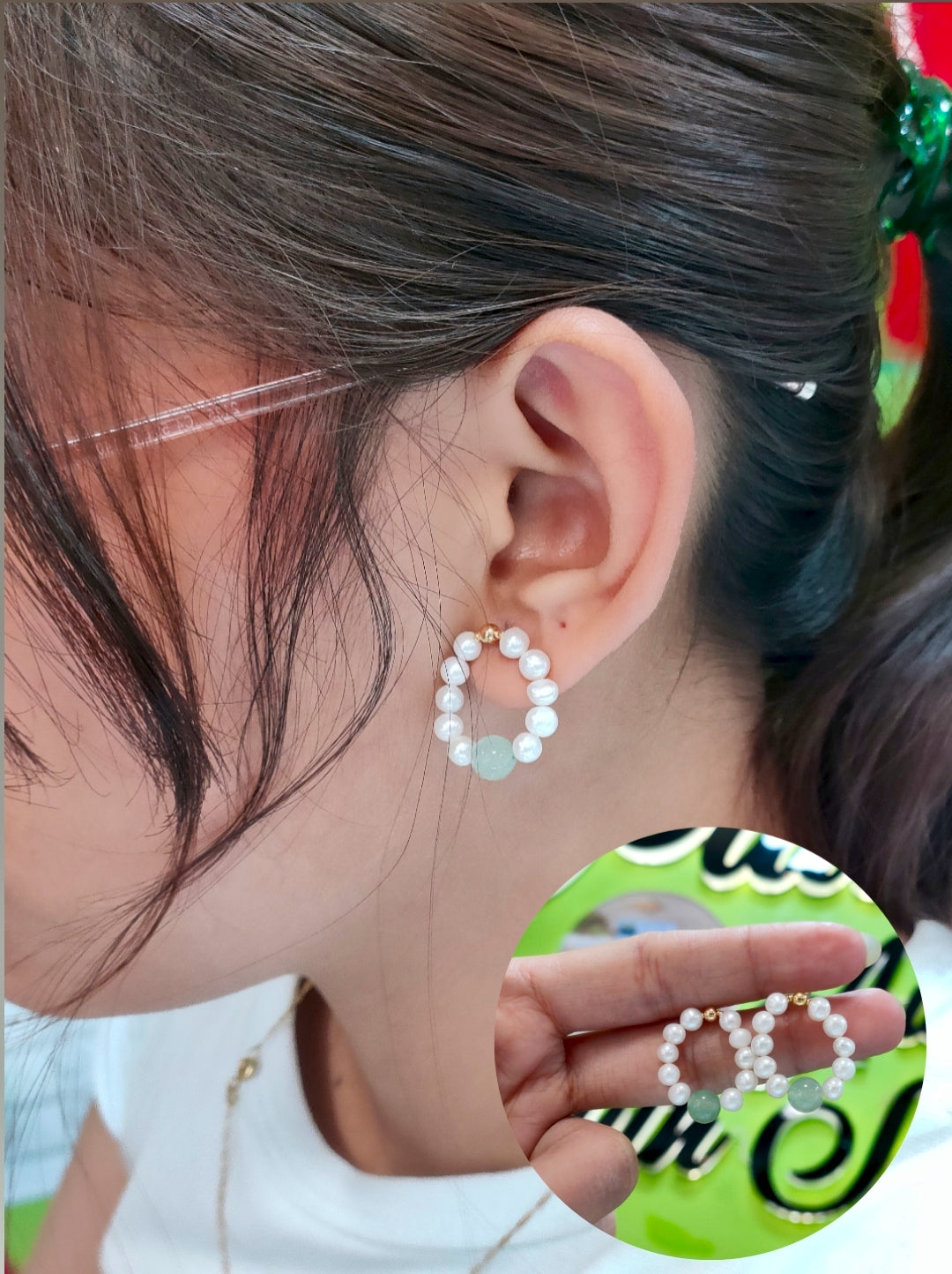 Authentic Fresh Water Pearl Earrings
