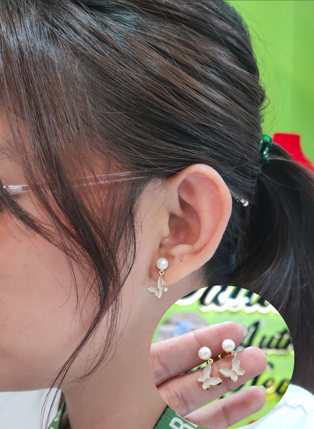 Authentic Fresh Water Pearl Earrings
