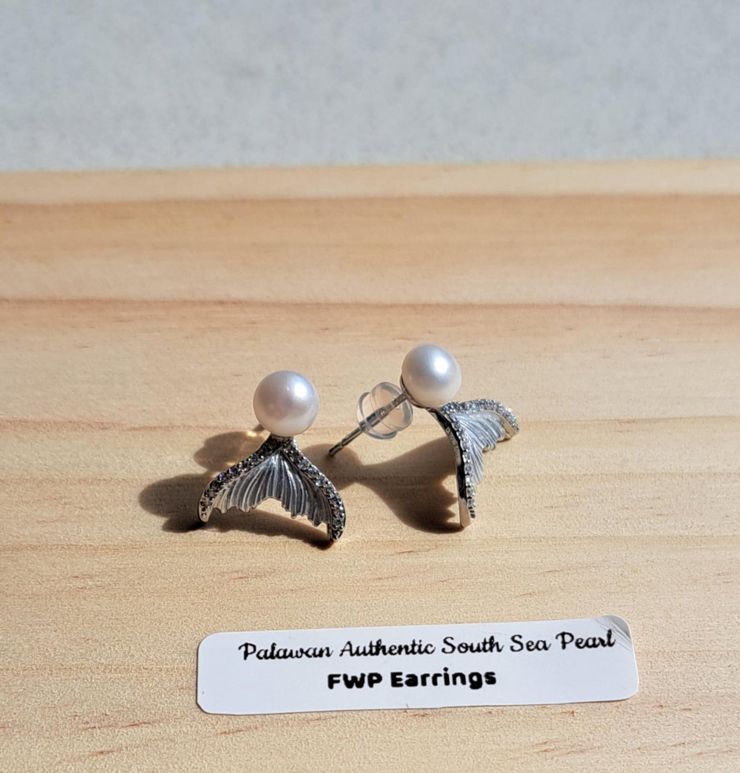 Authentic Fresh Water Pearl Earrings in S925 Settings
