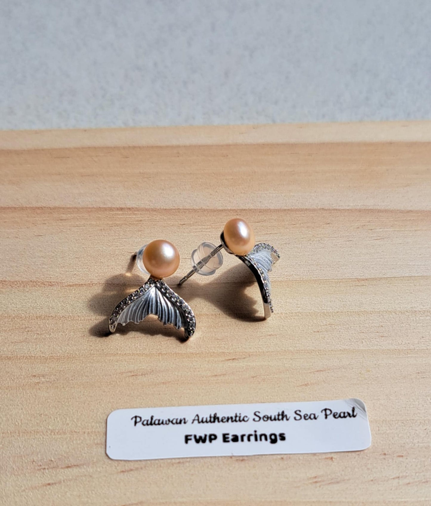 Authentic Fresh Water Pearl Earrings in S925 Settings