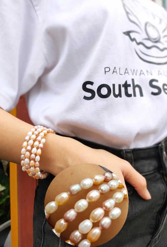 Authentic Fresh Water Pearls in 5 Micron Plated Settings