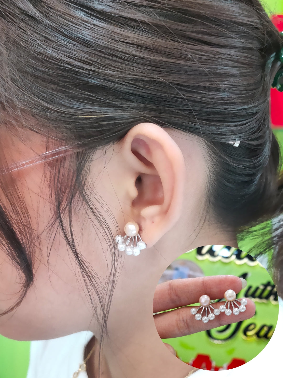 Authentic Fresh Water Pearl Earrings