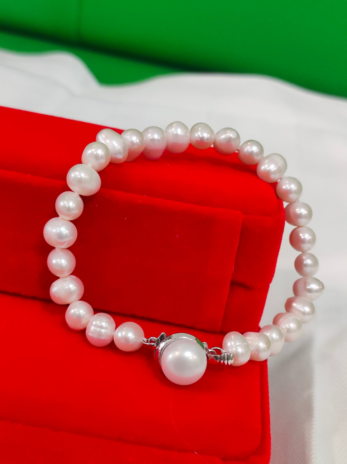 Authentic Fresh Water Pearl Sets in 5 Micron Settings