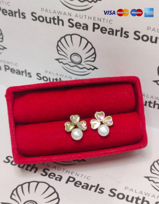 Authentic Fresh Water Pearl Earrings in 5 Micron Plated Settings