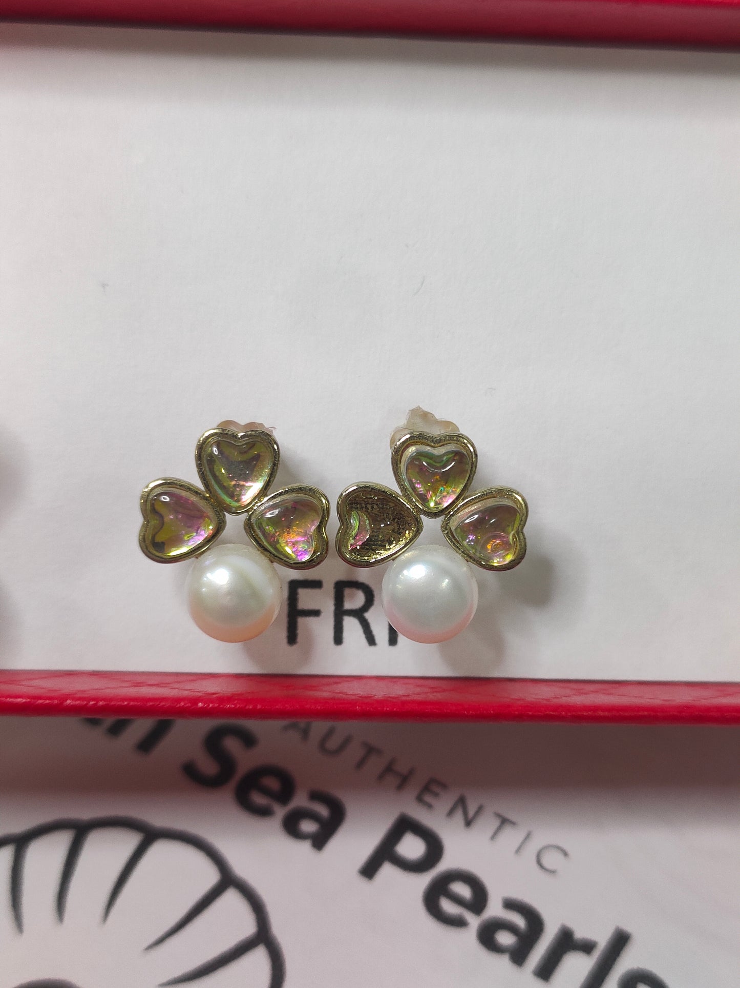 Authentic Fresh Water Pearl Earrings in 5 Micron Plated Settings