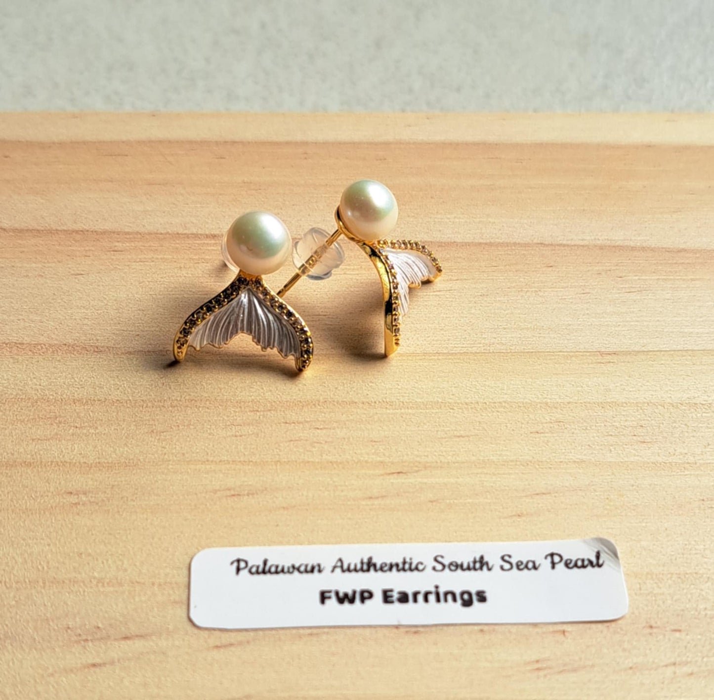Authentic Fresh Water Pearl Earrings in S925 Settings