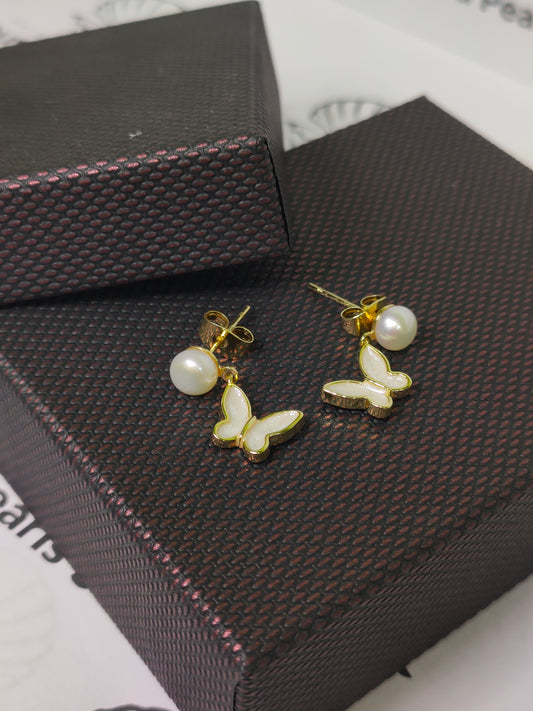 Authentic Fresh Water Pearl Earrings