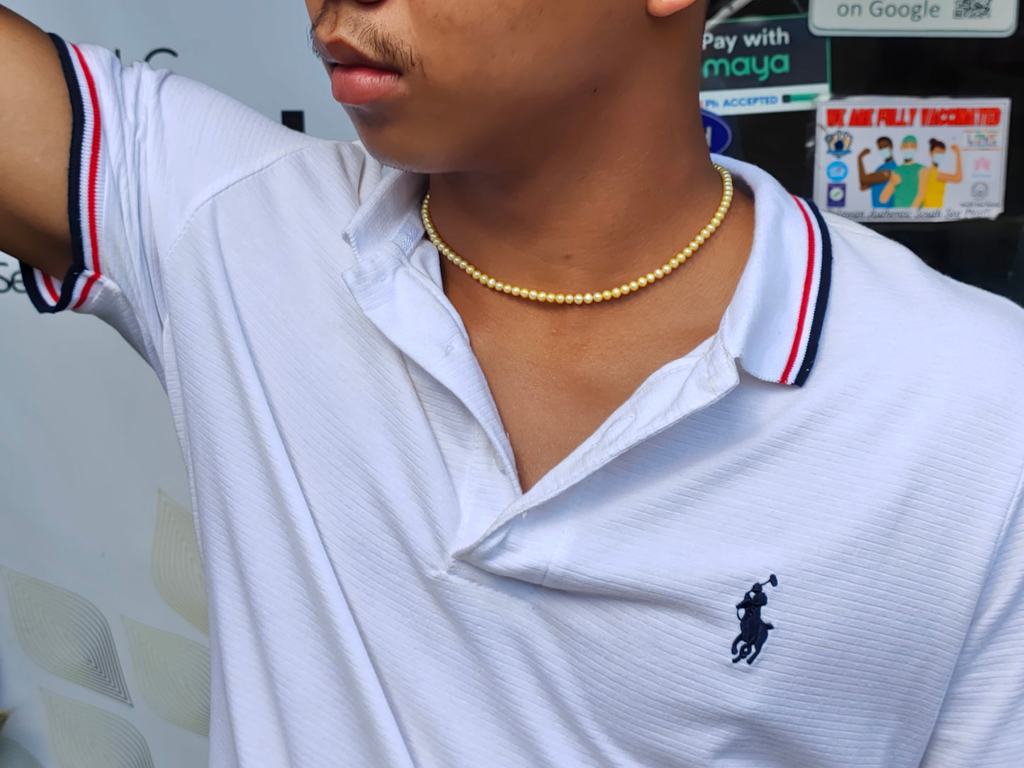 Akoya Pearl Necklace in 5 Micron Settings