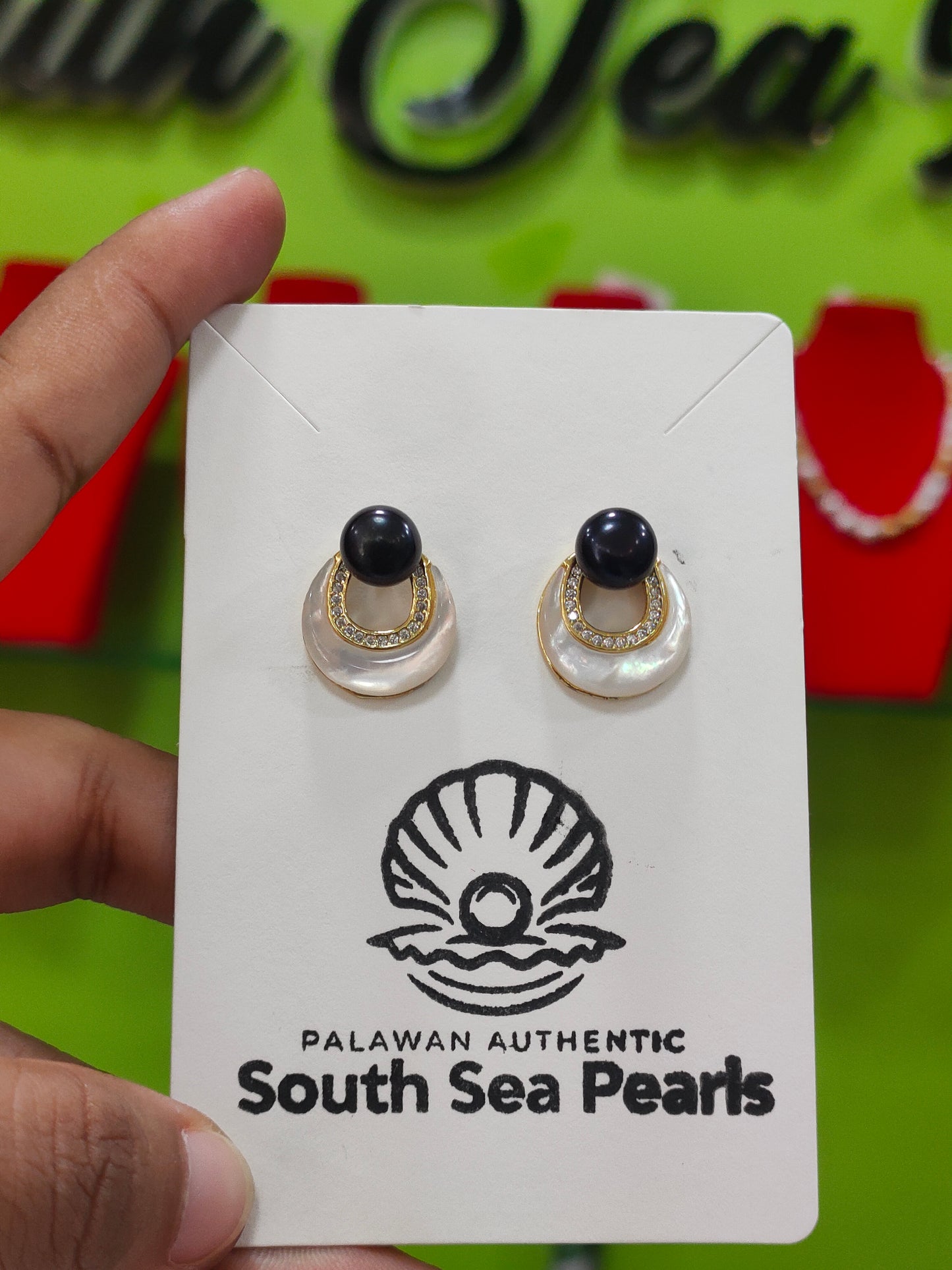 Authentic Fresh Water Pearl Earrings in 5 Micron Settings